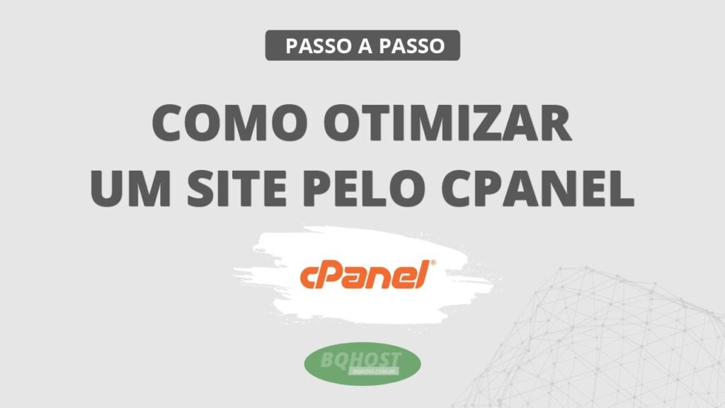Como Otimizar um site pelo cPanel Tutorial Passo a Passo