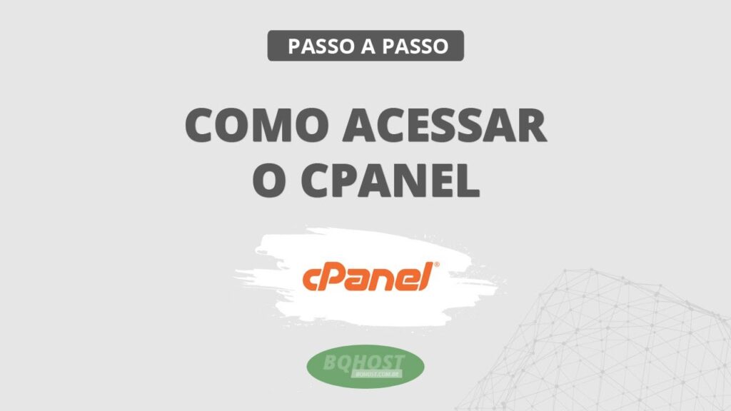 Como acessar o painel de controle cPanel