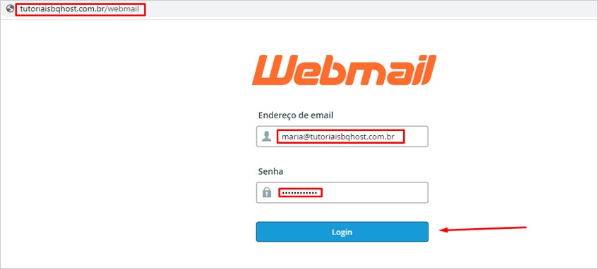 Como acessar o webmail