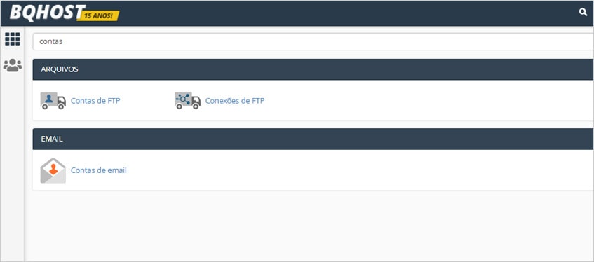 Contas de email no cPanel