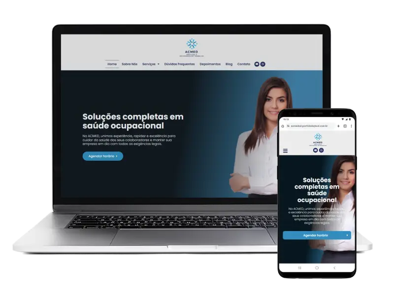 Construção de site para ACMED SST