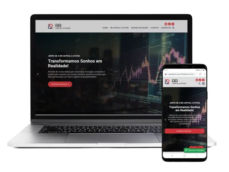 Construção de site para empresa RR Capital e Ativos