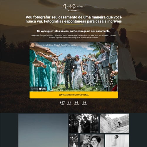 Crie uma landing page de alta conversão com o modelo Duda Sanches