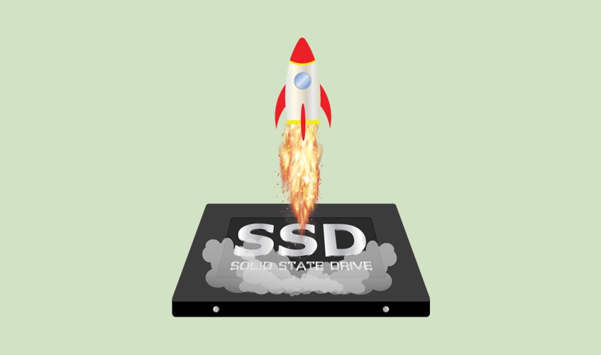 Hospedagem com armazenamento SSD