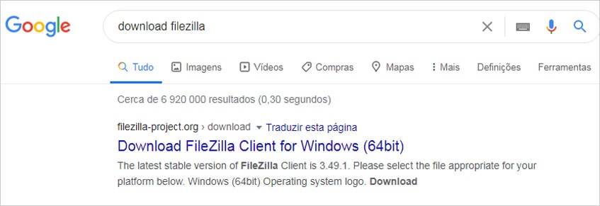 Instalando o FileZilla