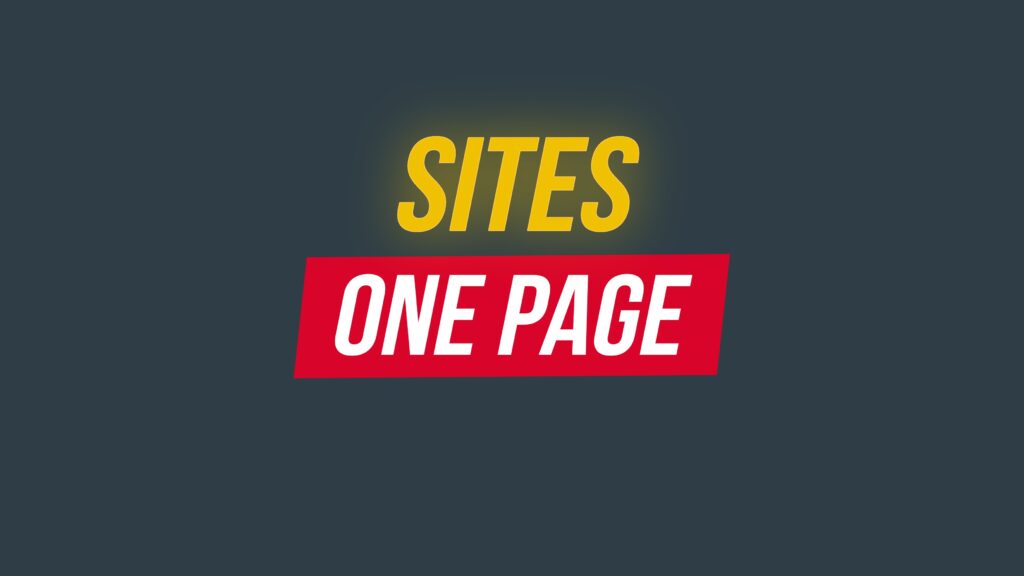 Site one page