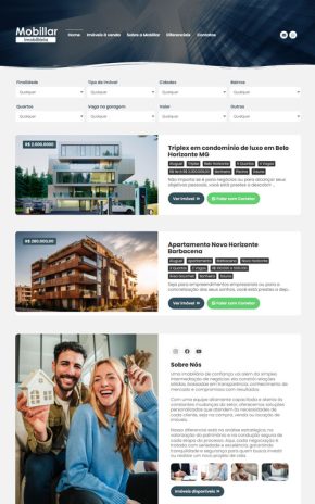 Mobillar - Landing Page para imobiliária