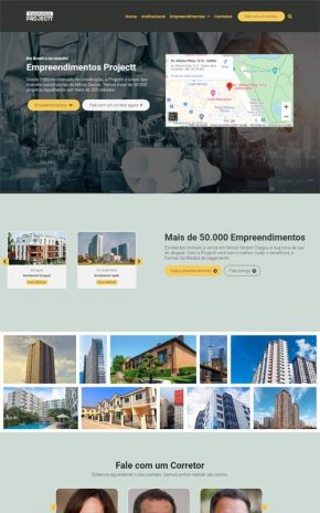 Projectt - Site para Construtoras e Incorporadoras