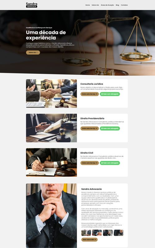 Sandro - Landing Page para Advogado